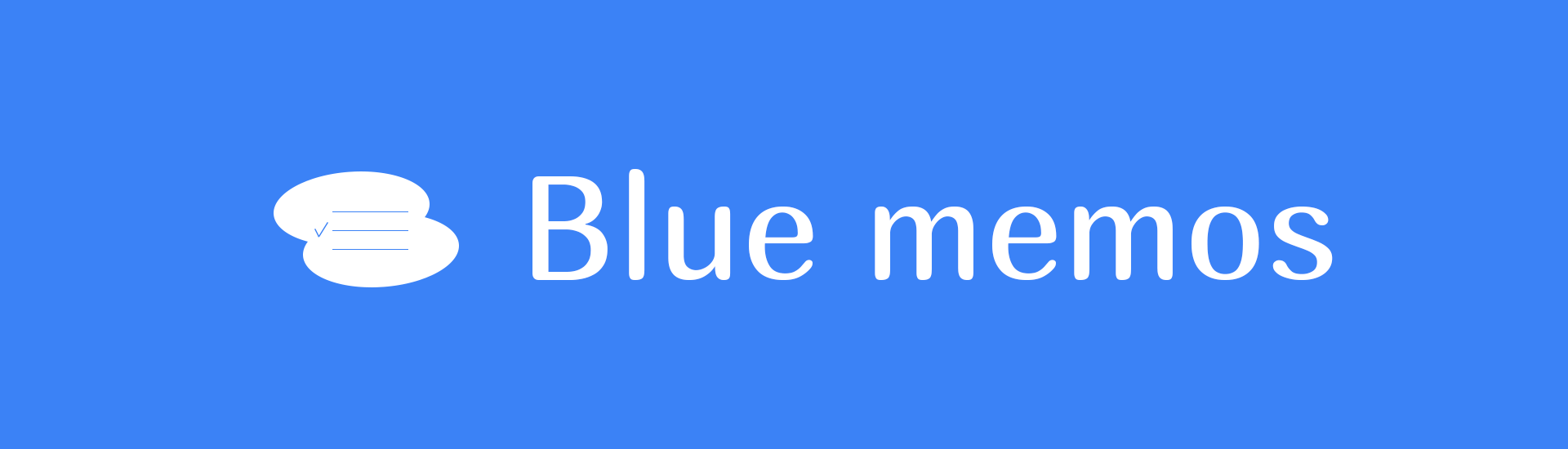 Blue memos | ブルーメモ
